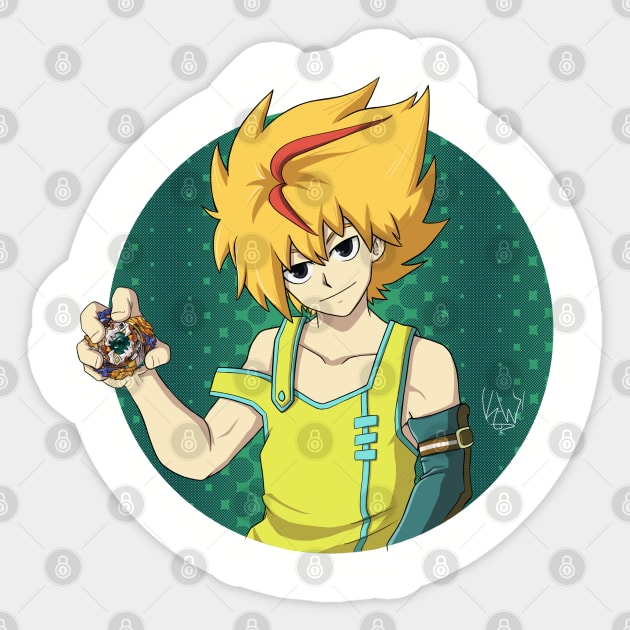 Free de la Hoya from Beyblade Burst Turbo / Super Z Sticker by Kaw_Dev